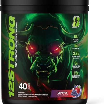 Bull Nutrition 12 Strong Pre - Just Simcoe