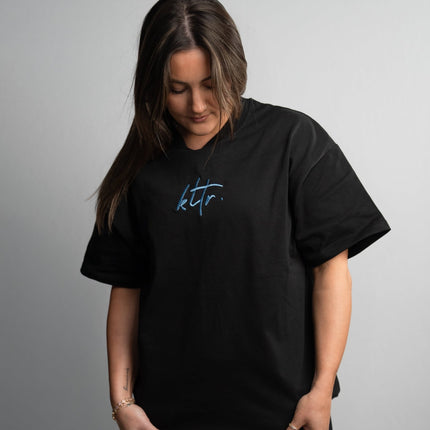 KLTR Black Tee Powder Blue - Just Simcoe
