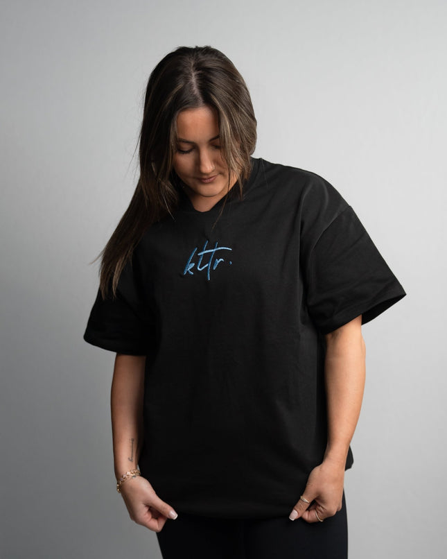 KLTR Black Tee Powder Blue - Just Simcoe