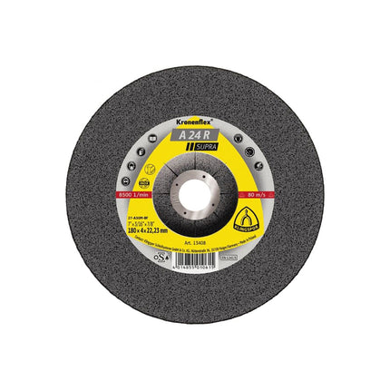 Kronenflex grinding discs A 24 R Supra 7 x 1/4" x 7/8"