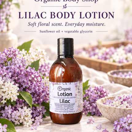 Lilac Body Lotion – Sunflower Oil & Glycerin