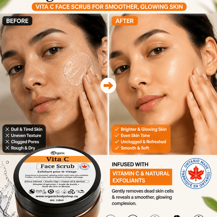 Vita C Face scrub.Hydrate,brighten,tone. - JustSimcoe.ca