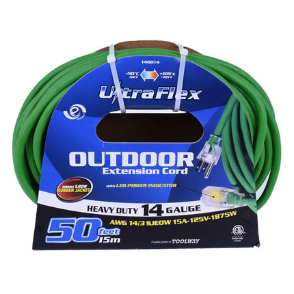 14/3 X 50' Rubber Jacket Extension Cord