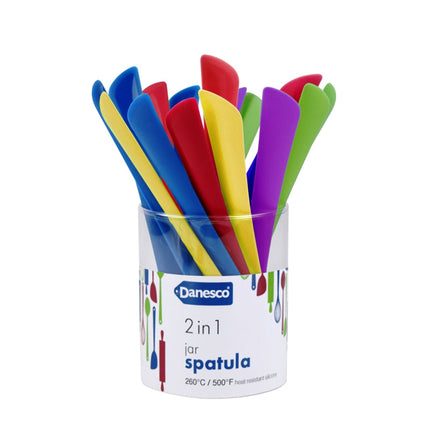 Danesco 2-in-1 Jar Spatula - Assorted Colours
