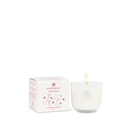 Mini Candy Cane Candle
