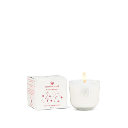 Mini Candy Cane Candle