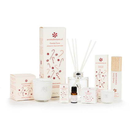 Mini Candy Cane Candle