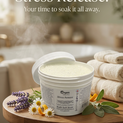 Stress Releasing Bath Salts – Soak away! 8 oz