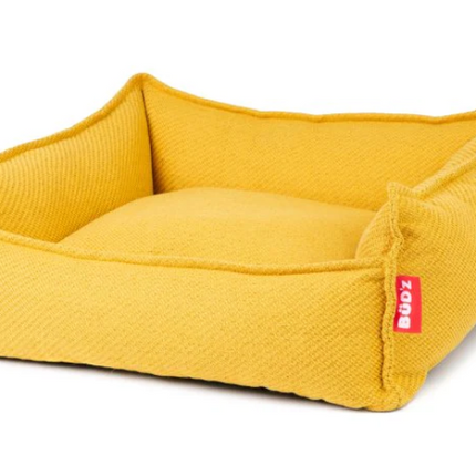 BUDZ CUDDLER BED ANEMONE MUSTARD SM