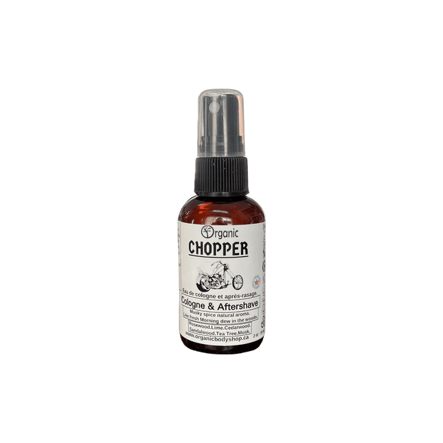 Chopper Cologne Aftershave. Alluring aroma of camping by the fire. - Just Simcoe
