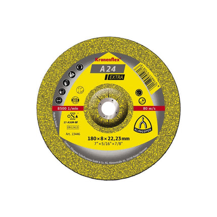 Kronenflex grinding discs A 24 Extra 4 x 1/4" x 5/8"