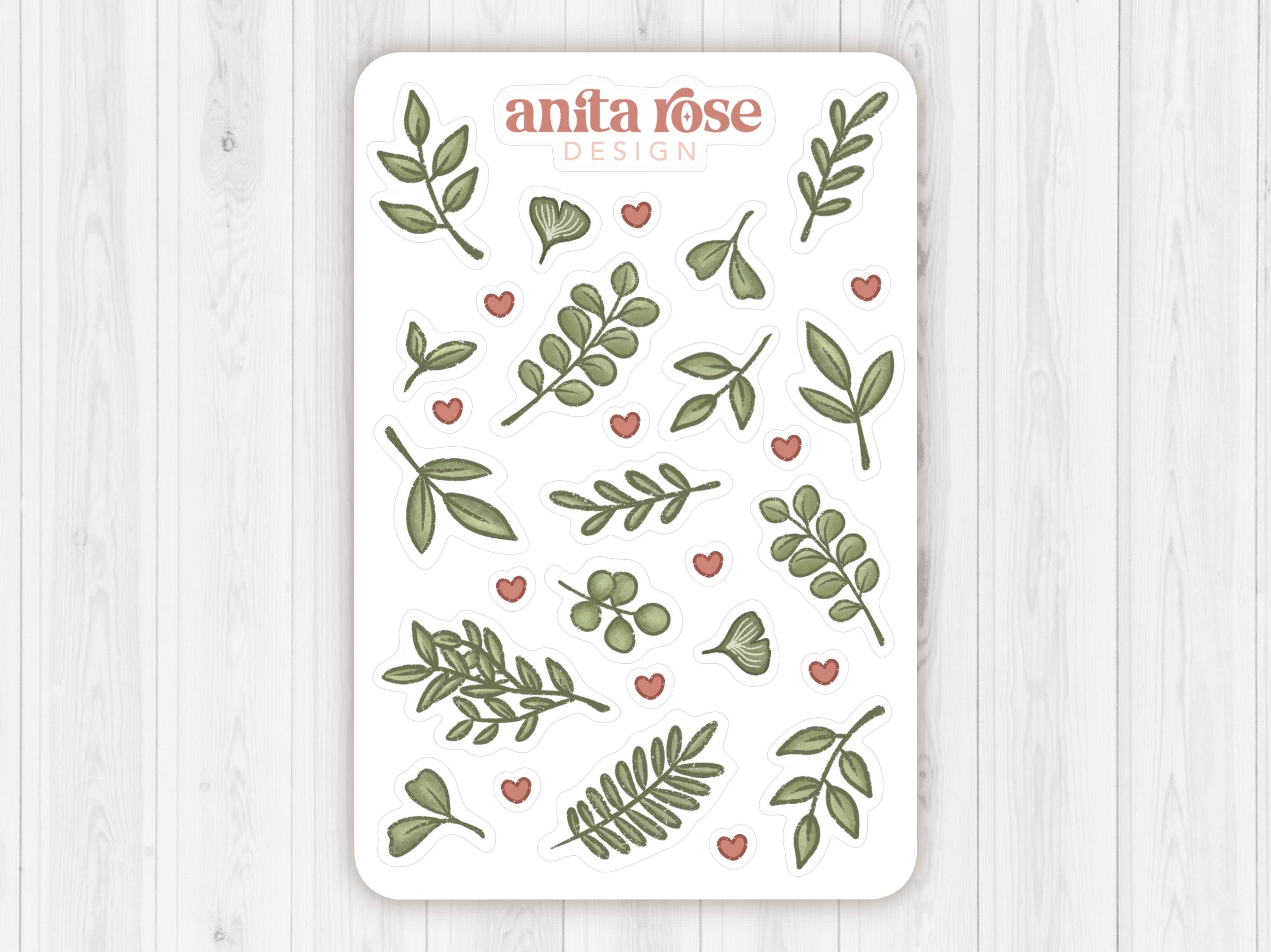 Leaves and Branches Sticker Sheet
