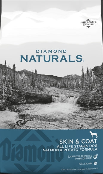 Diamond Naturals SKIN & COAT ALL LIFE STAGES DOG SALMON & POTATO FORMULA 30LBS