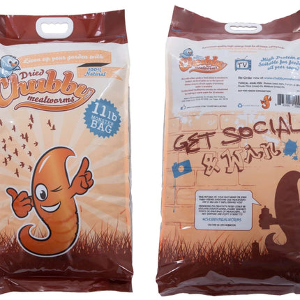 Chubby Dried Mealworms - 11 LBS