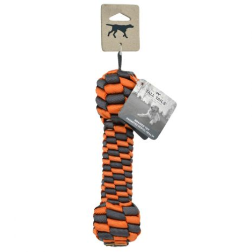 TTAILS BRAIDED BONE ORANGE 9"