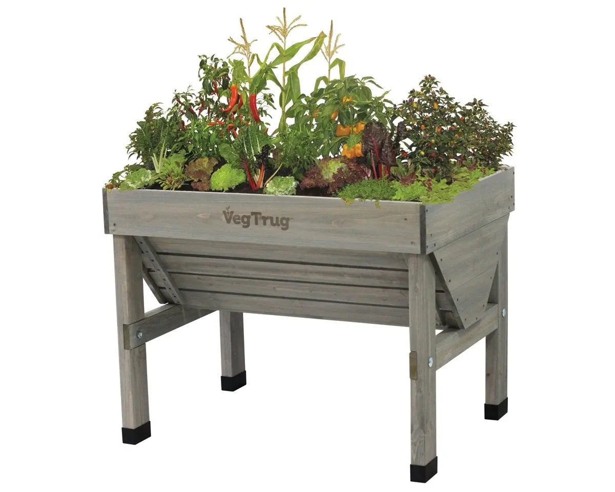 VegTrug Classic Raised Garden Bed Planter 41" x 30" x 32" Grey Wash