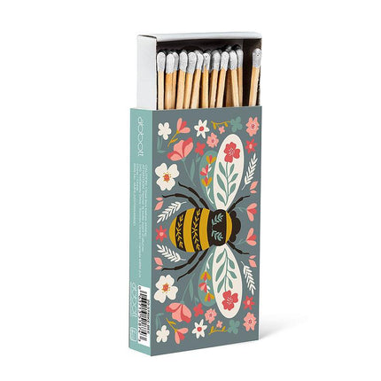 Colourful Floral Bee Matches- 45 Sticks