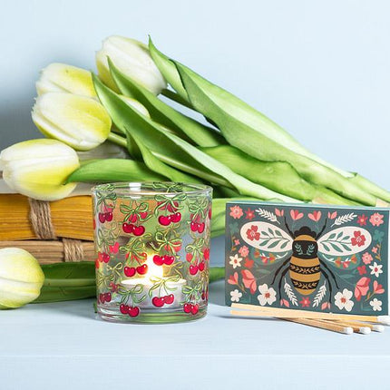 Colourful Floral Bee Matches- 45 Sticks
