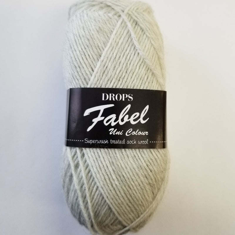 Drops Fabel - 114 Light Pearl Grey