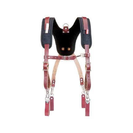 Kuny's Fully Adjustable Padded Yoke Leather Suspenders