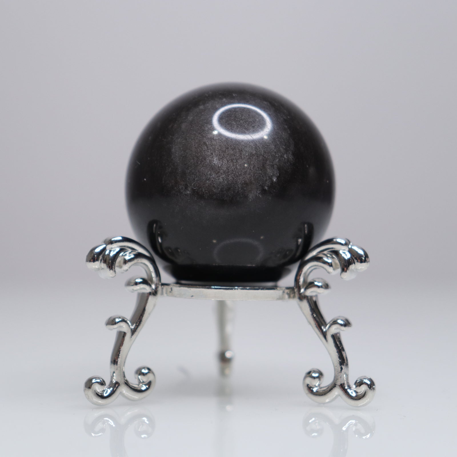 Silver Sheen Obsidian Sphere | 7