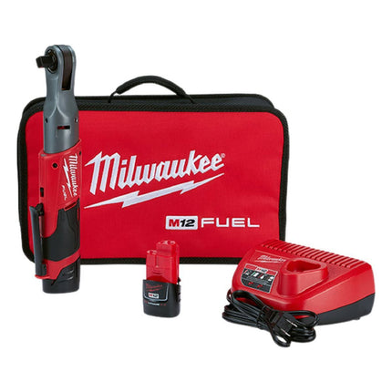 Milwaukee M12 Fuel 1/2" Ratchet w/ 2 x 2.0Ah Battery