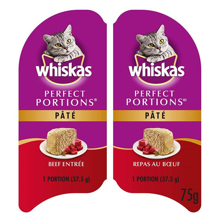 Whiskas Adult Cat Perfect Portions Beef 24 / 75g