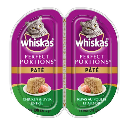 Whiskas Adult Cat Perfect Portions Chicken Liver 24 / 75g