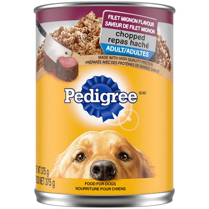 Pedigree Adult Chopped Dinner Filet Mignon Flavor 12 / 375g