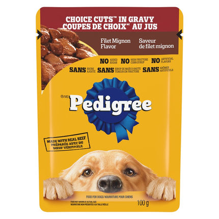 Pedigree Choice Cuts Adult Dog Filet Mignon in Gravy Flavour 16 / 100g