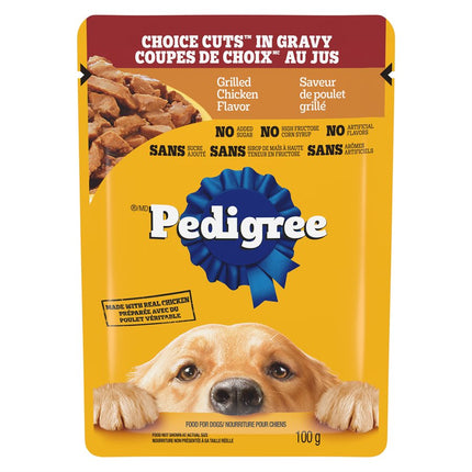 Pedigree Choice Cuts Adult Dog Grilled Chicken in Gravy Flavour 16 / 100g