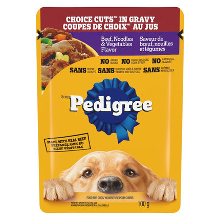 Pedigree Adult Dog Choice Cuts in Gravy Beef, Noodles & Vegetables 16 / 100g