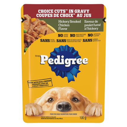 Pedigree Choice Cuts Adult Dog Hickory Smoked Chicken in Gravy Flavour 16 / 100g