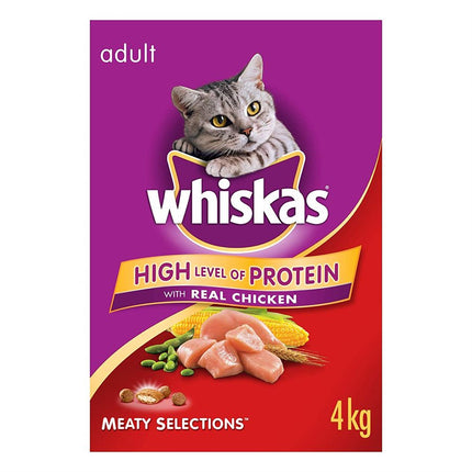 Whiskas Adult Cat Meaty Selections Chicken 4KG