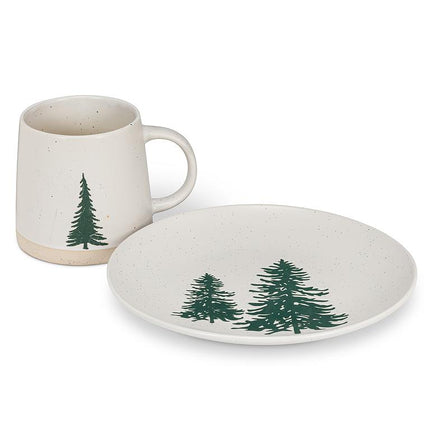 Small Plate w/Trees 8"D