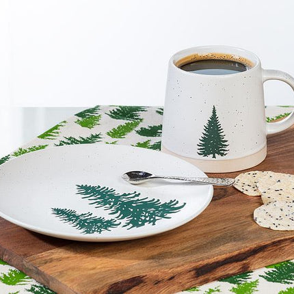 Small Plate w/Trees 8"D