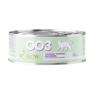 Harlow Blend for Cats Chicken Topping Mackerel Canned Food 24 / 80g
