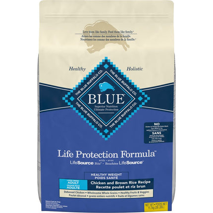Blue Buffalo Life Protection Healthy Weight Large Breed Adult Dog Chicken 26LB