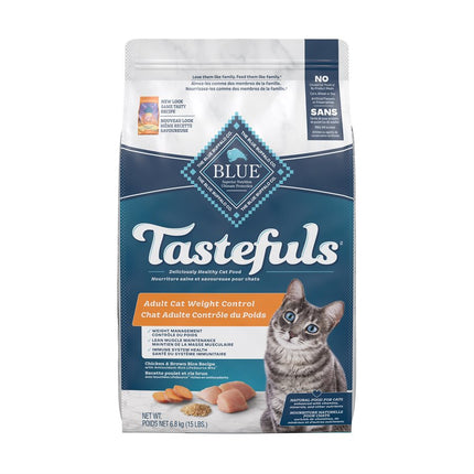 Blue Buffalo Tastefuls Weight Control Adult Cat Chicken 15LB
