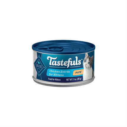 Blue Buffalo Tastefuls Kitten Chicken Entrée Pate 24 / 3oz