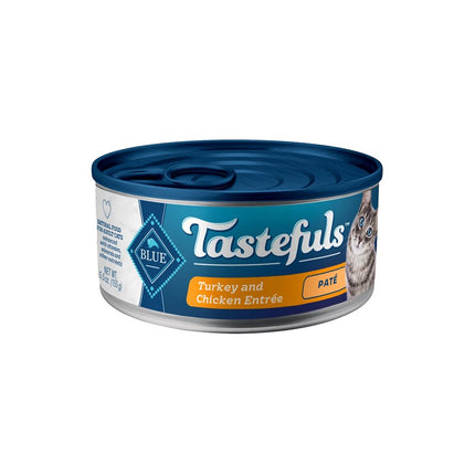 Blue Buffalo Tastefuls Cat Turkey & Chicken Entrée Pate 24 / 5.5oz