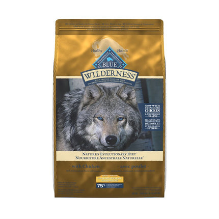 Blue Buffalo Wilderness Healthy Weight Adult Dog Chicken w / Grain 24LB