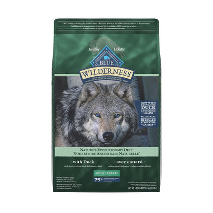 Blue Buffalo Wilderness Adult Dog Duck w / Grain 24LB