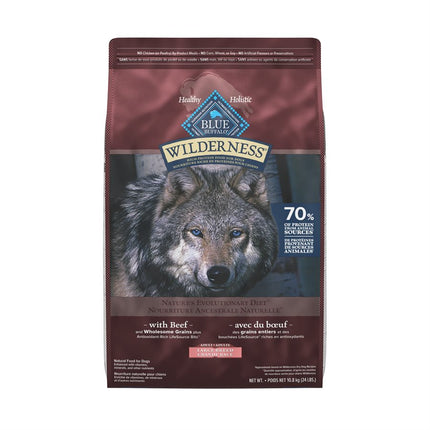 Blue Buffalo Wilderness Large Breed Dog Beef 24LB