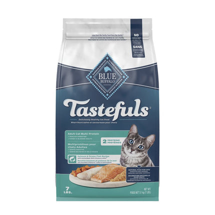 Blue Buffalo Tastefuls Adult Cat Multi-Protein Salmon & Ocean Fish 7LB