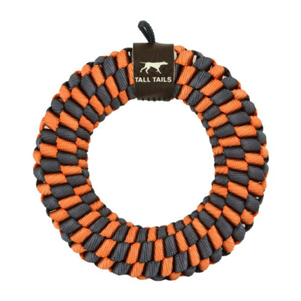 TTAILS BRAIDED RING ORANGE 6"