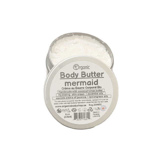 Body butter. Mermaid.Organic 8oz - Just Simcoe