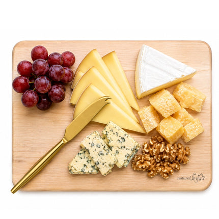Natural Living Cheese Knife- Gold