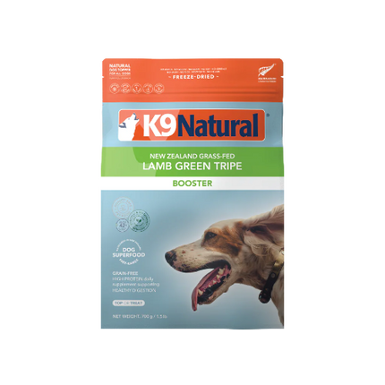 K9 NATURAL FD LAMB GREEN TRIPE 700G