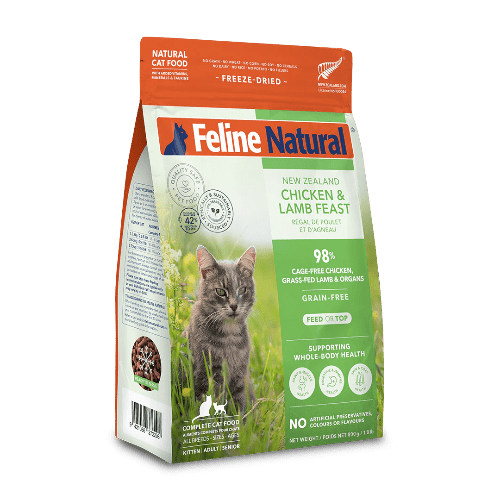 FELINE NATURAL FD CHICKEN/LAMB 800G - Just Simcoe